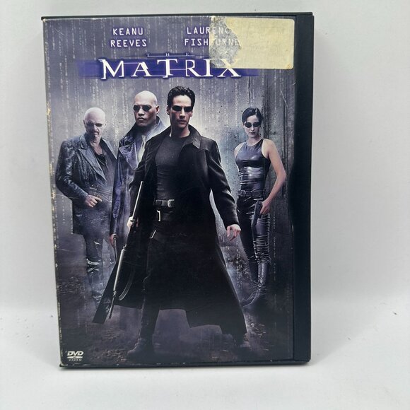 The Matrix DVD 1999 Keanu Reeves Laurence Fishburne Carrie-Anne Moss Rated R - Picture 1 of 3